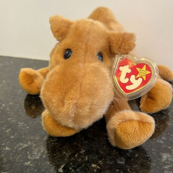 Vintage Ty Beanie Buddy Humphrey The Camel 1998 Retired . With Ear Tag - Picture 2 of 13